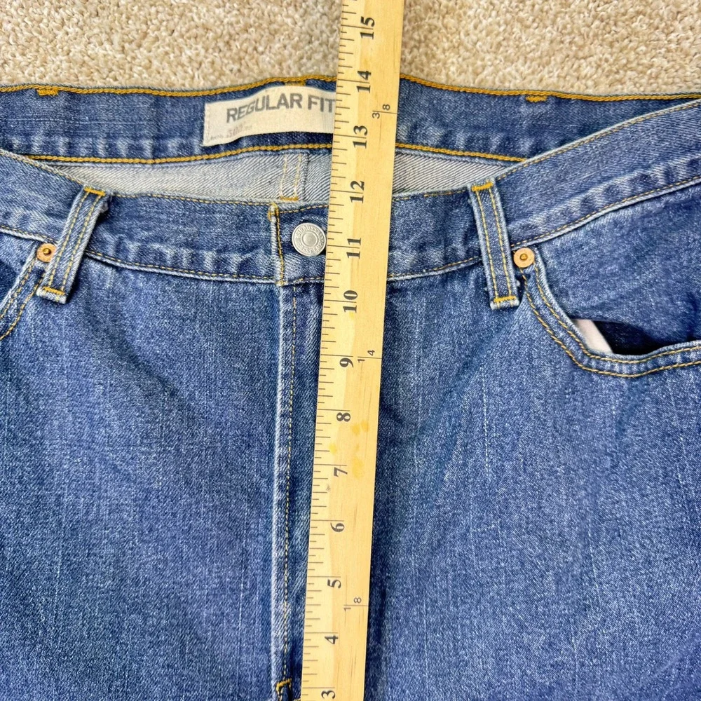 Levi's Jeans Mens 40x30 505 Regular Fit Blue Straight Leg Denim EUC